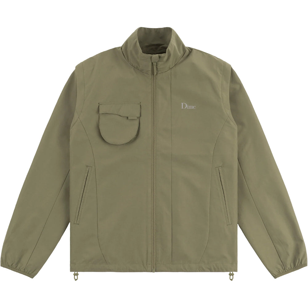 Dime MTL Hiking Zip-Off Sleeves Jacket Olive Green | NOTE shop