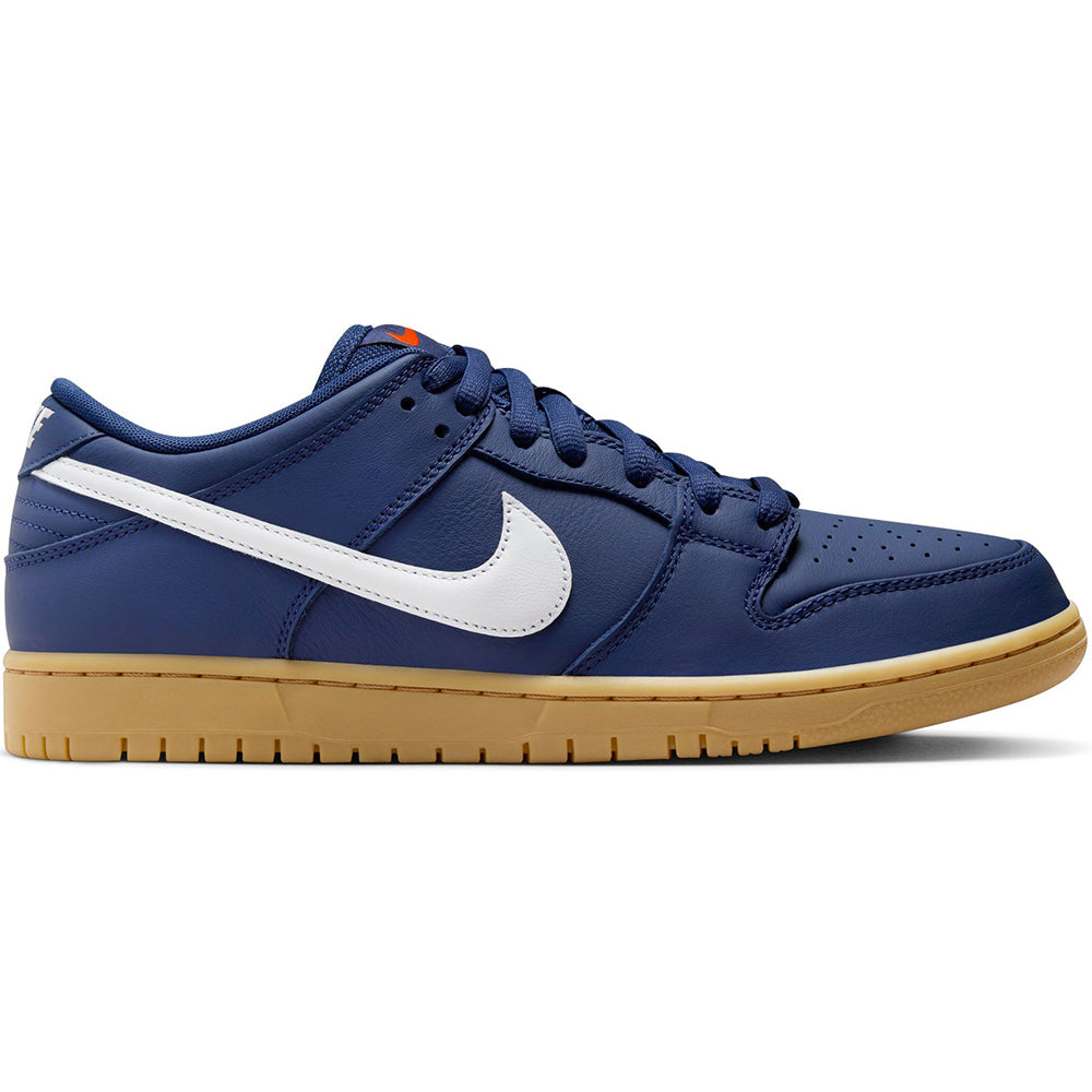 Nike SB Orange Label Dunk Low Pro ISO Shoes Navy/White-Navy-Gum