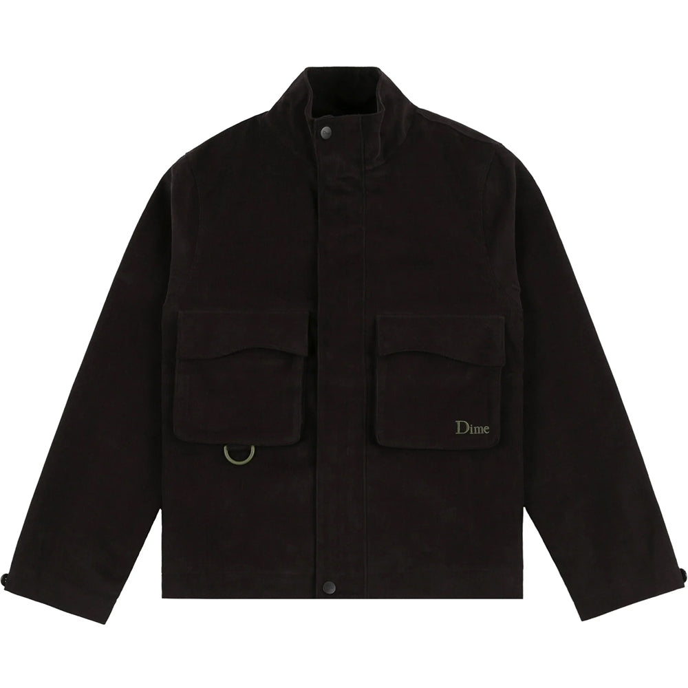 Dime MTL Corduroy Cargo Jacket Dark Charcoal