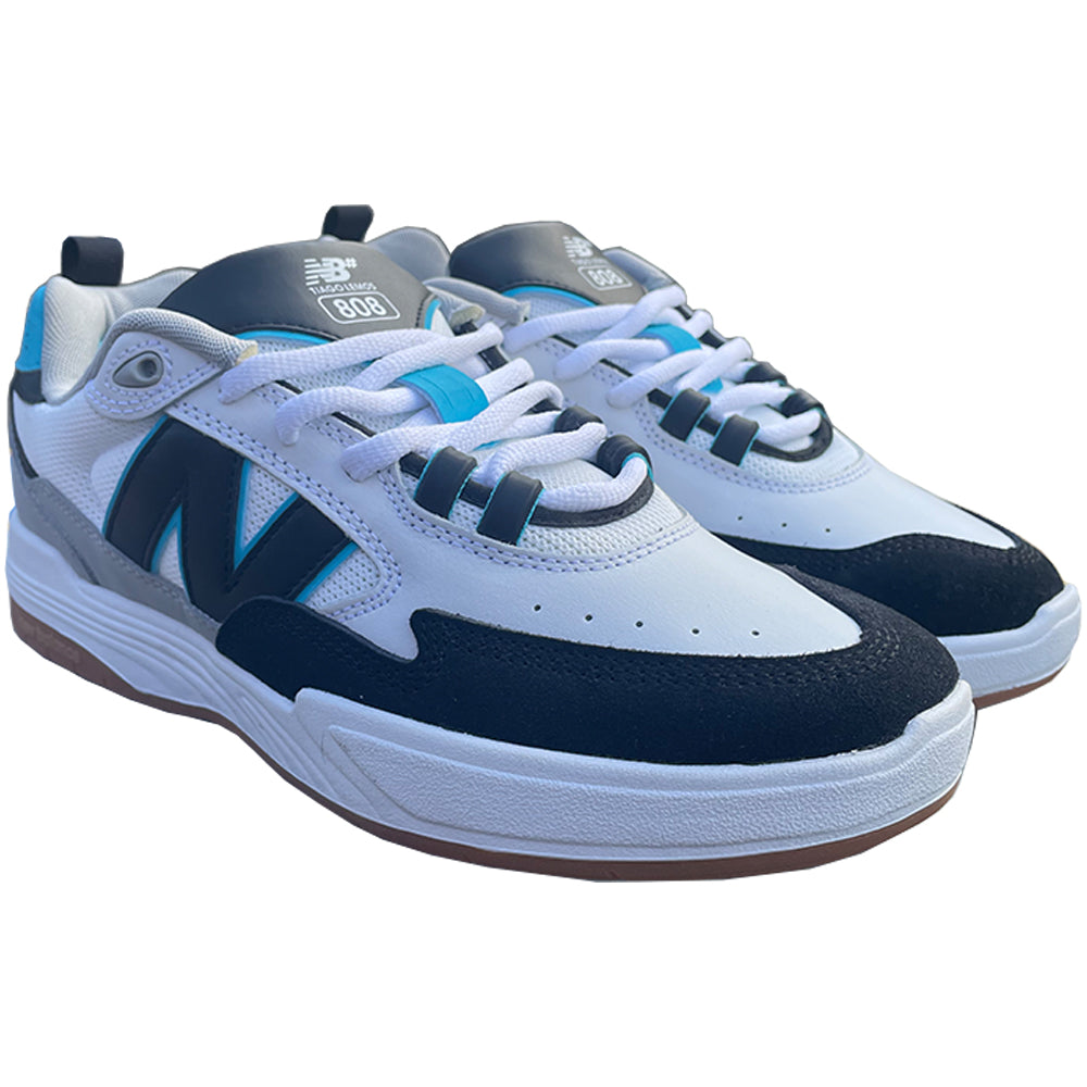 New Balance Numeric Tiago Lemos 808 Shoes White/Black/Blue