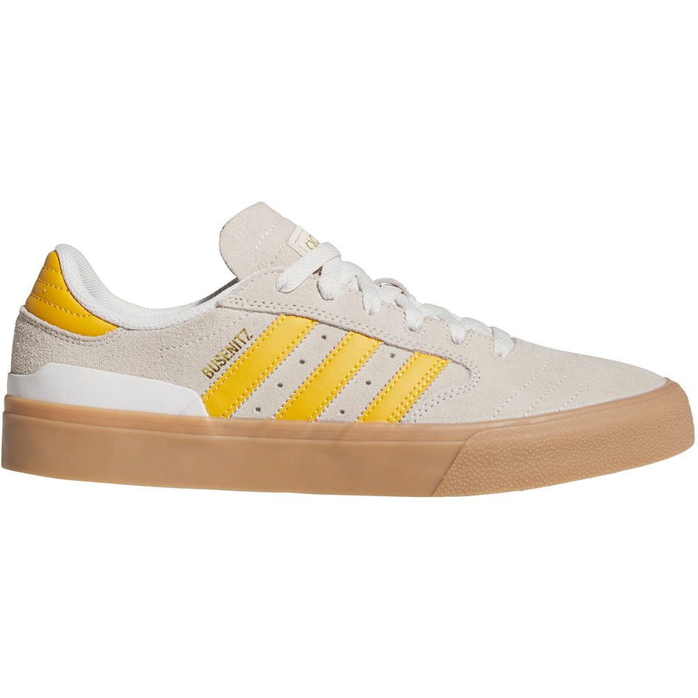 Adidas Busenitz Vulc II Shoes Crystal White/Preloved Yellow/Gold Metallic