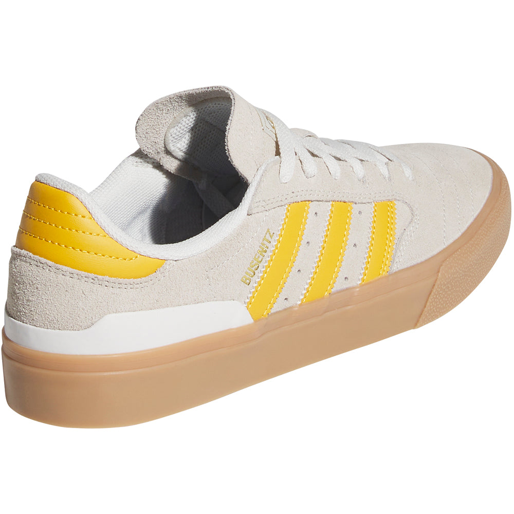 Adidas Busenitz Vulc II Shoes Crystal White/Preloved Yellow/Gold Metallic