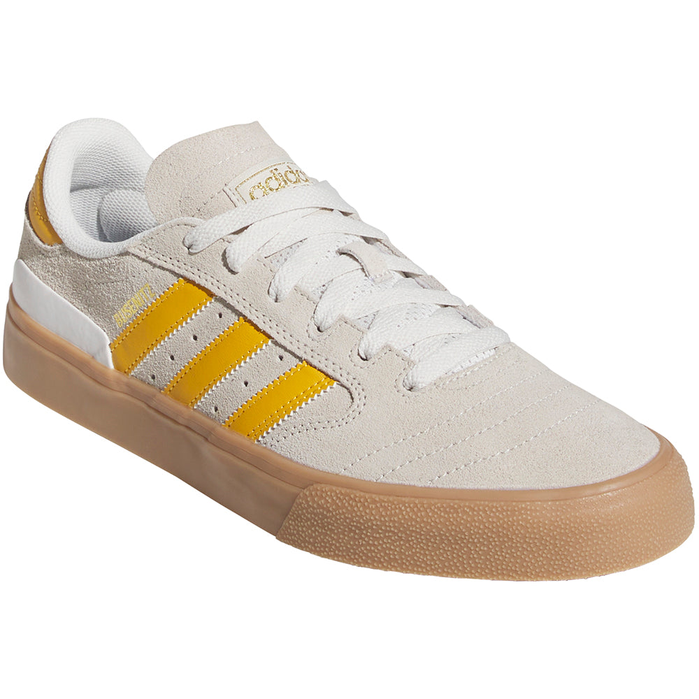 Adidas Busenitz Vulc II Shoes Crystal White/Preloved Yellow/Gold Metallic