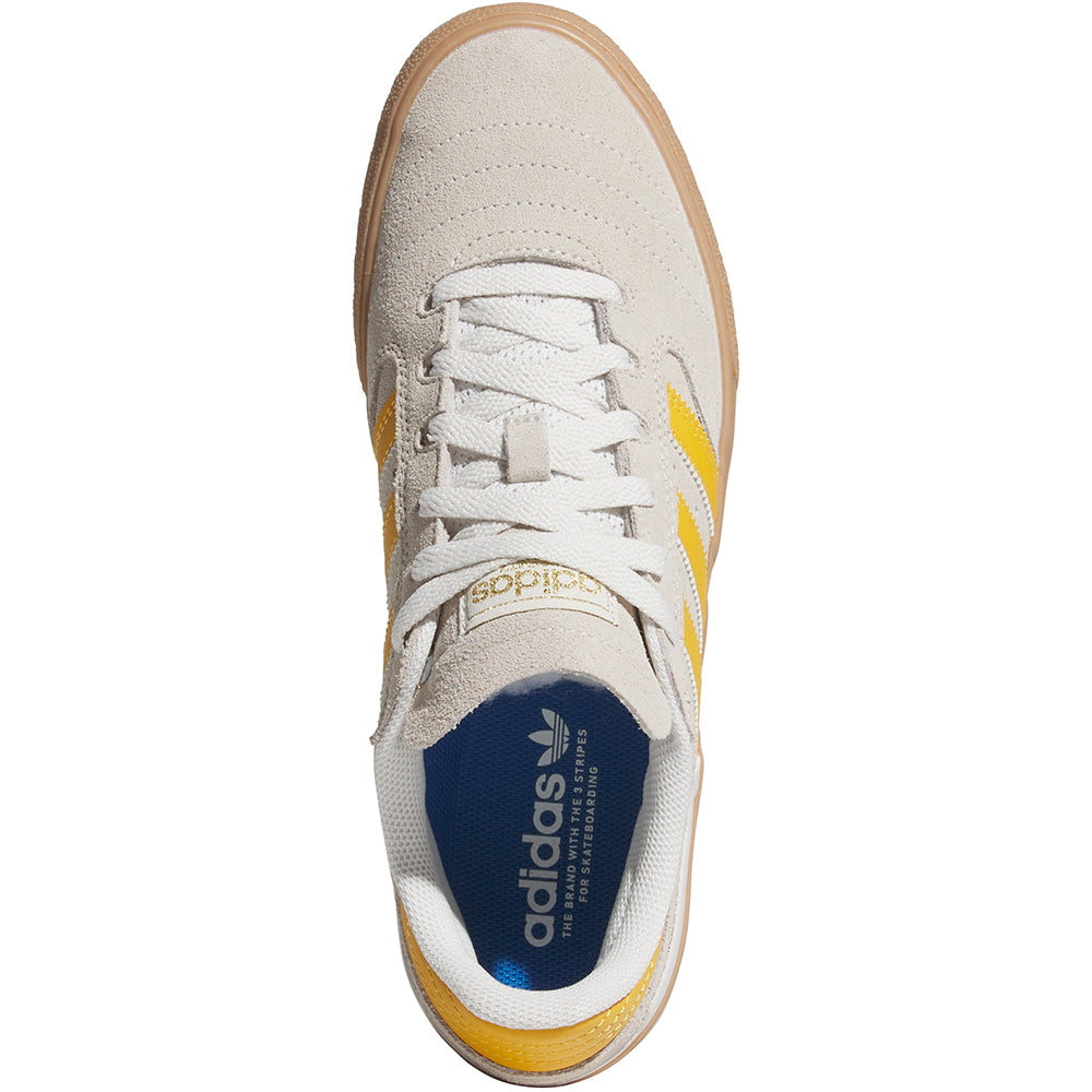 Adidas Busenitz Vulc II Shoes Crystal White/Preloved Yellow/Gold Metallic