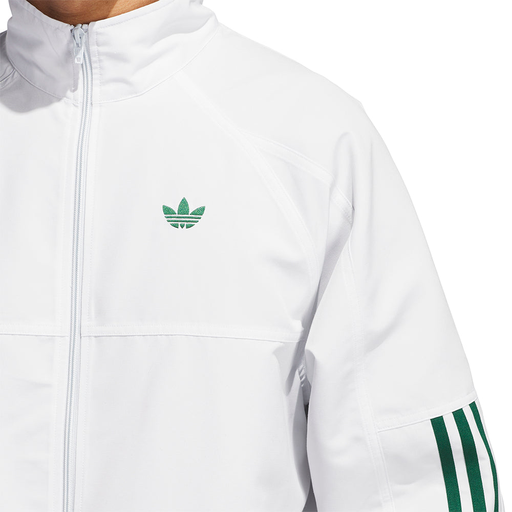 Adidas Gatsele Track Jacket Crytal White/Dark Green