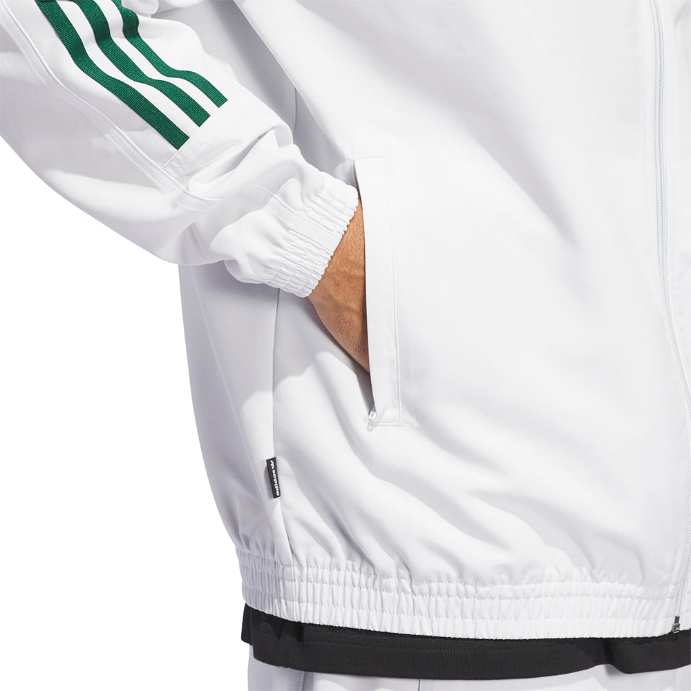 Adidas Gatsele Track Jacket Crytal White/Dark Green