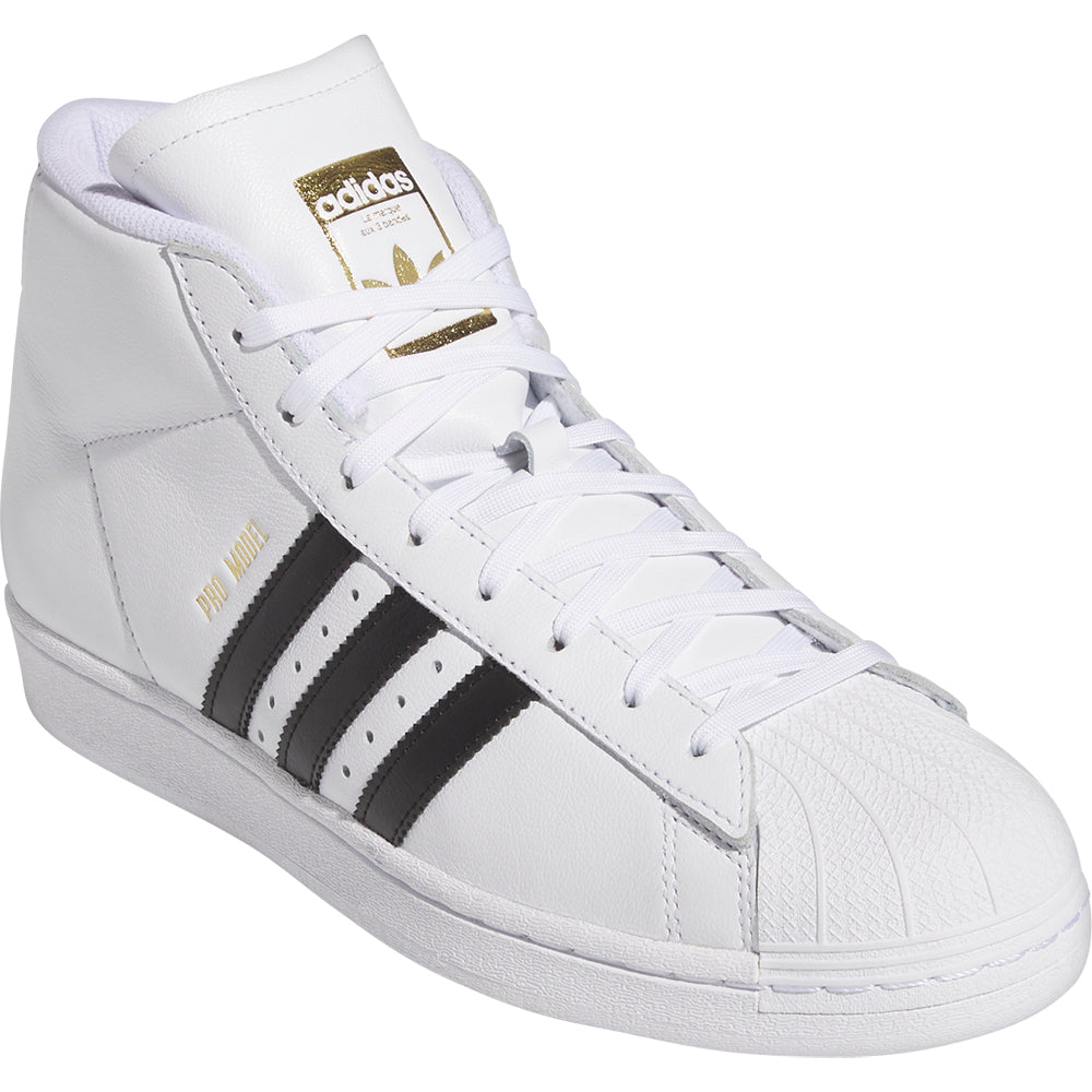 Adidas Pro Model ADV Shoes Cloud White/Core Black/Gold Metallic