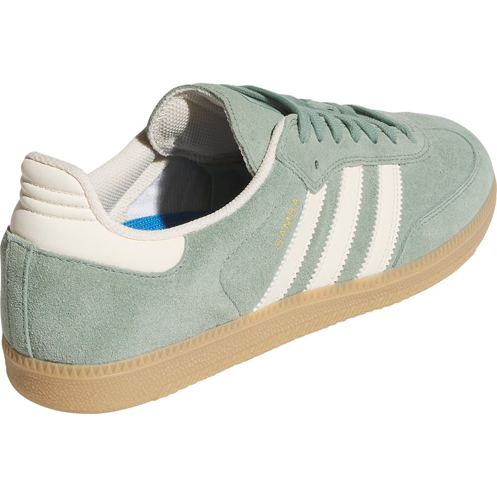 Adidas Samba ADV Shoes Silver Green/Wonder White/Gold Metallic