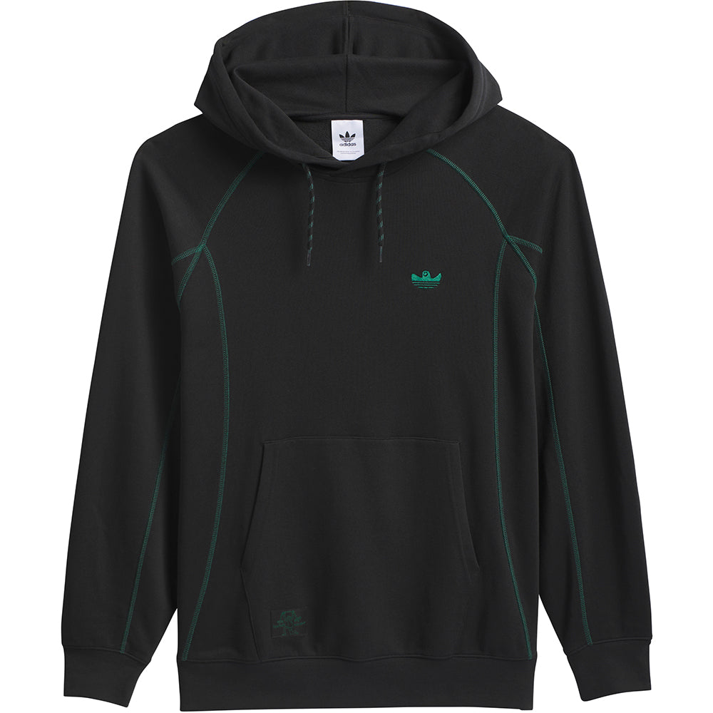 Adidas Shmoo Featherweight Hoodie Black/Dark Green