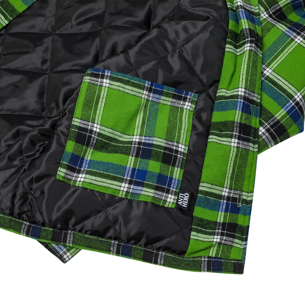 Antihero Basic Eagle Flannel Jacket Green/Blue/Orange