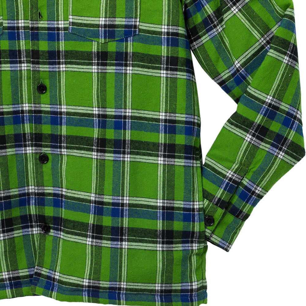 Antihero Basic Eagle Flannel Jacket Green/Blue/Orange