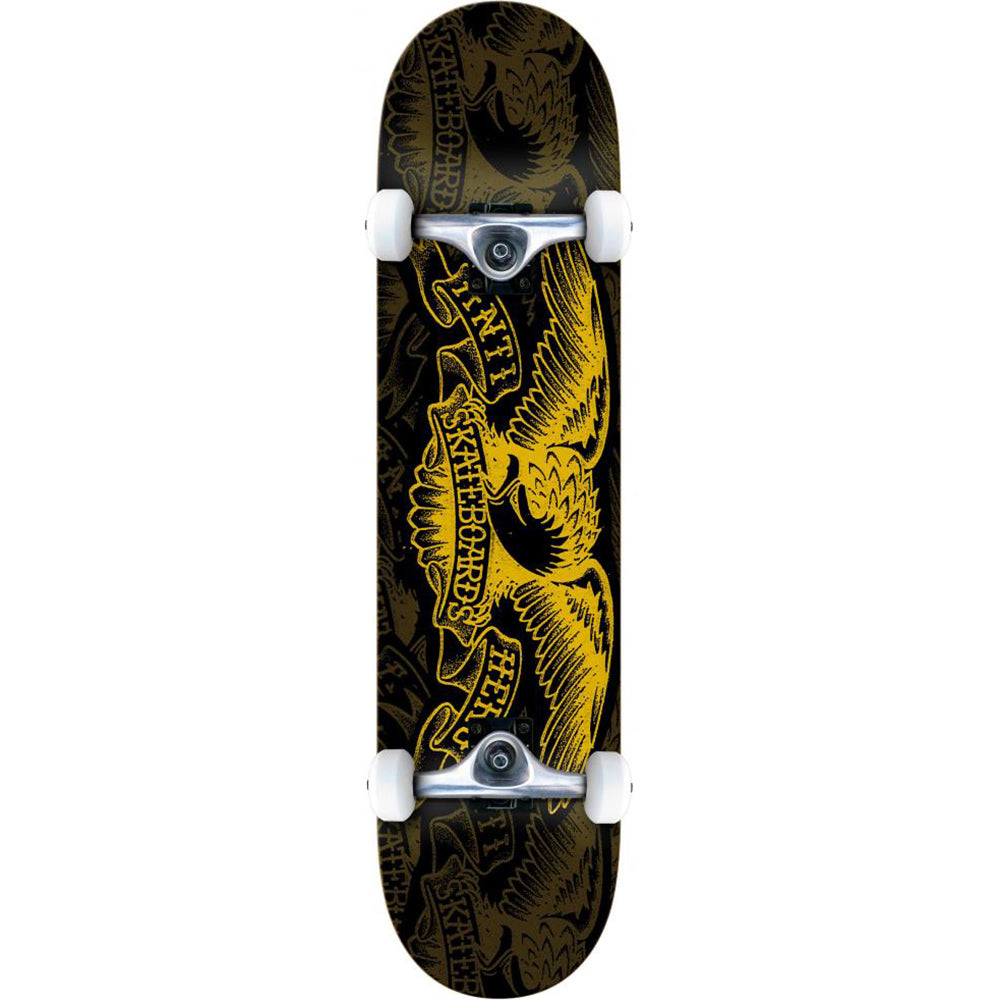 Antihero Repeater Eagle Black/Yellow Complete Skateboard 7.75"