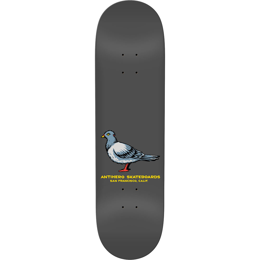 Antihero Team Pigeon Grey Skateboard Deck 8.25"