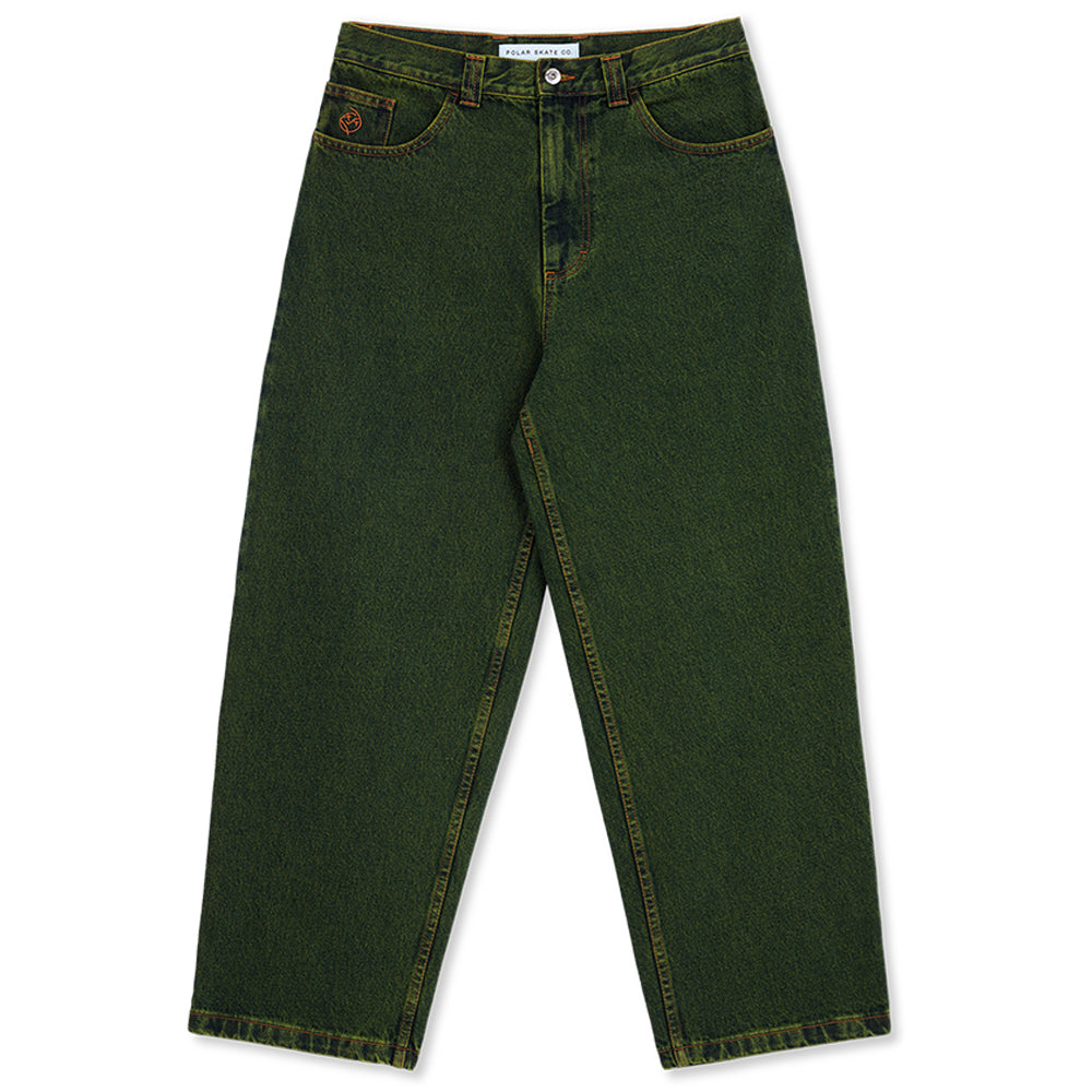 Polar Skate Co Big Boy Pants Chartreuse/Blue