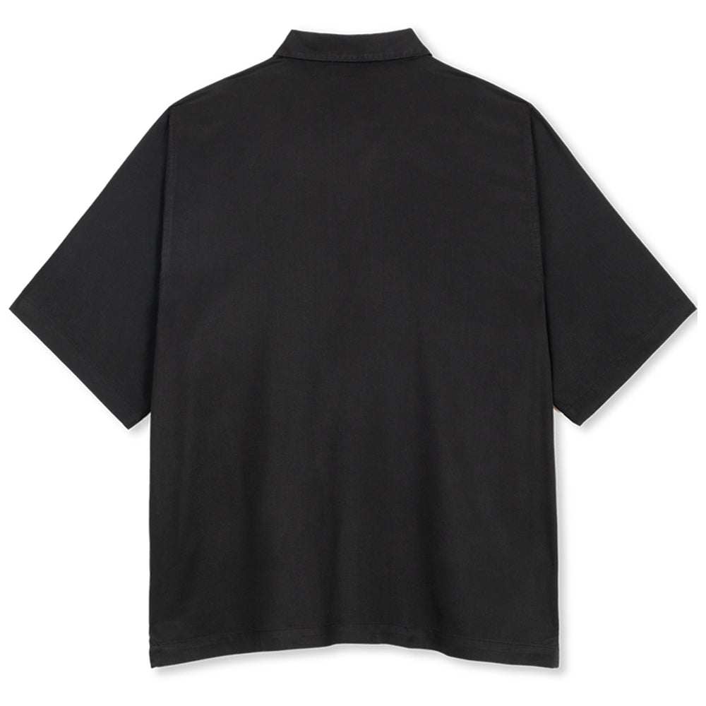 Polar Skate Co Double P Bowling Shirt Black/White