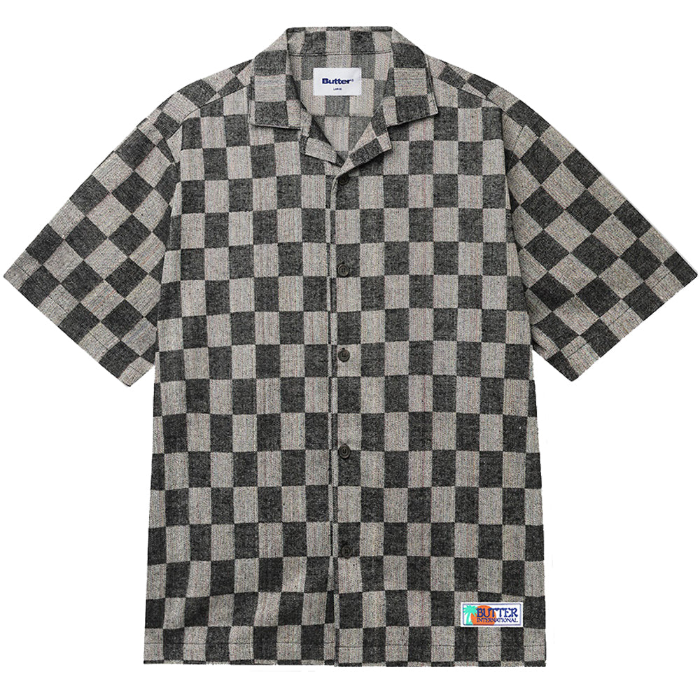 Butter Goods Vacation Short Sleeve Shirt Black