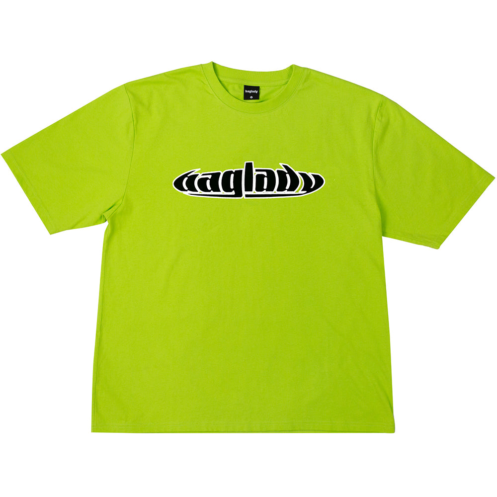 Baglady Warp Logo T Shirt Vibrant Green