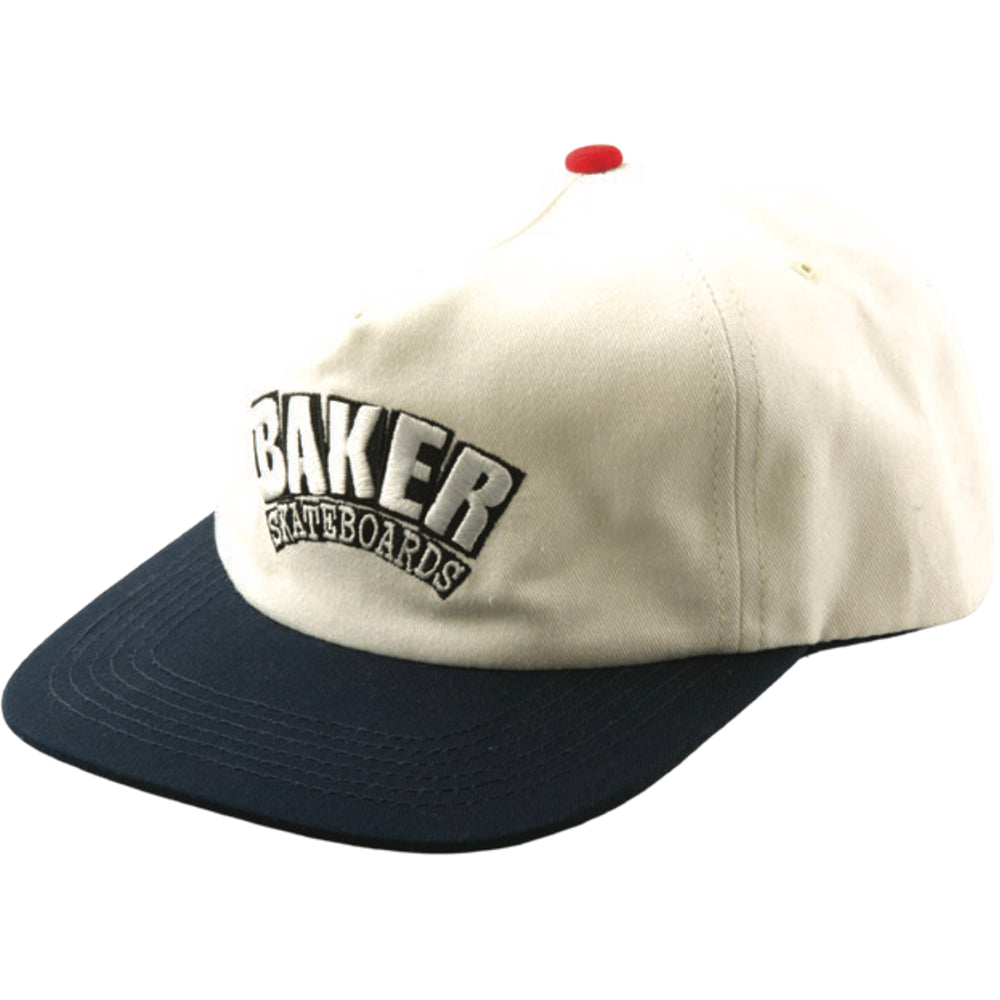 Baker Arch Snapback Hat White