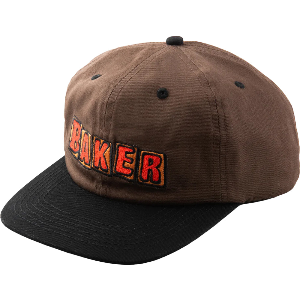 Baker Crumb Snapback Cap Brown/Black