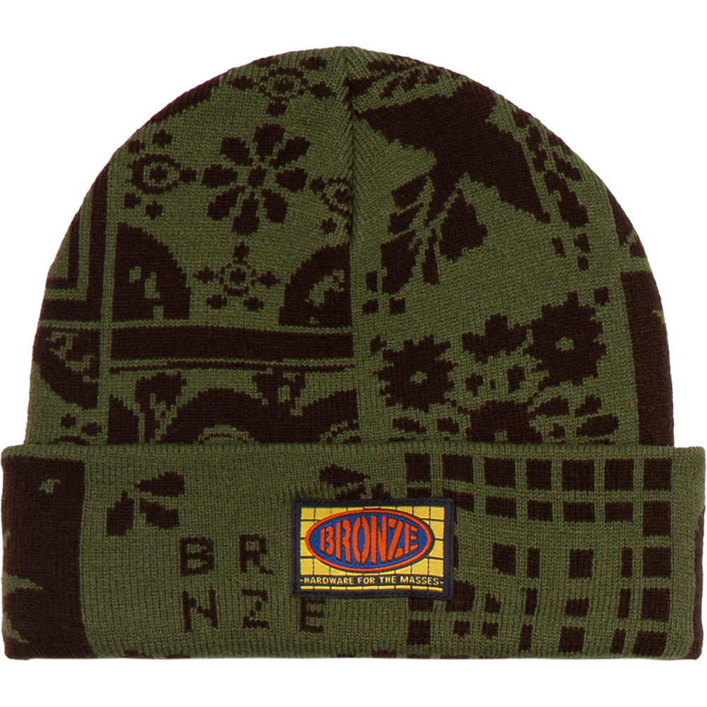 Bronze 56K Azulejo Beanie Olive/Black