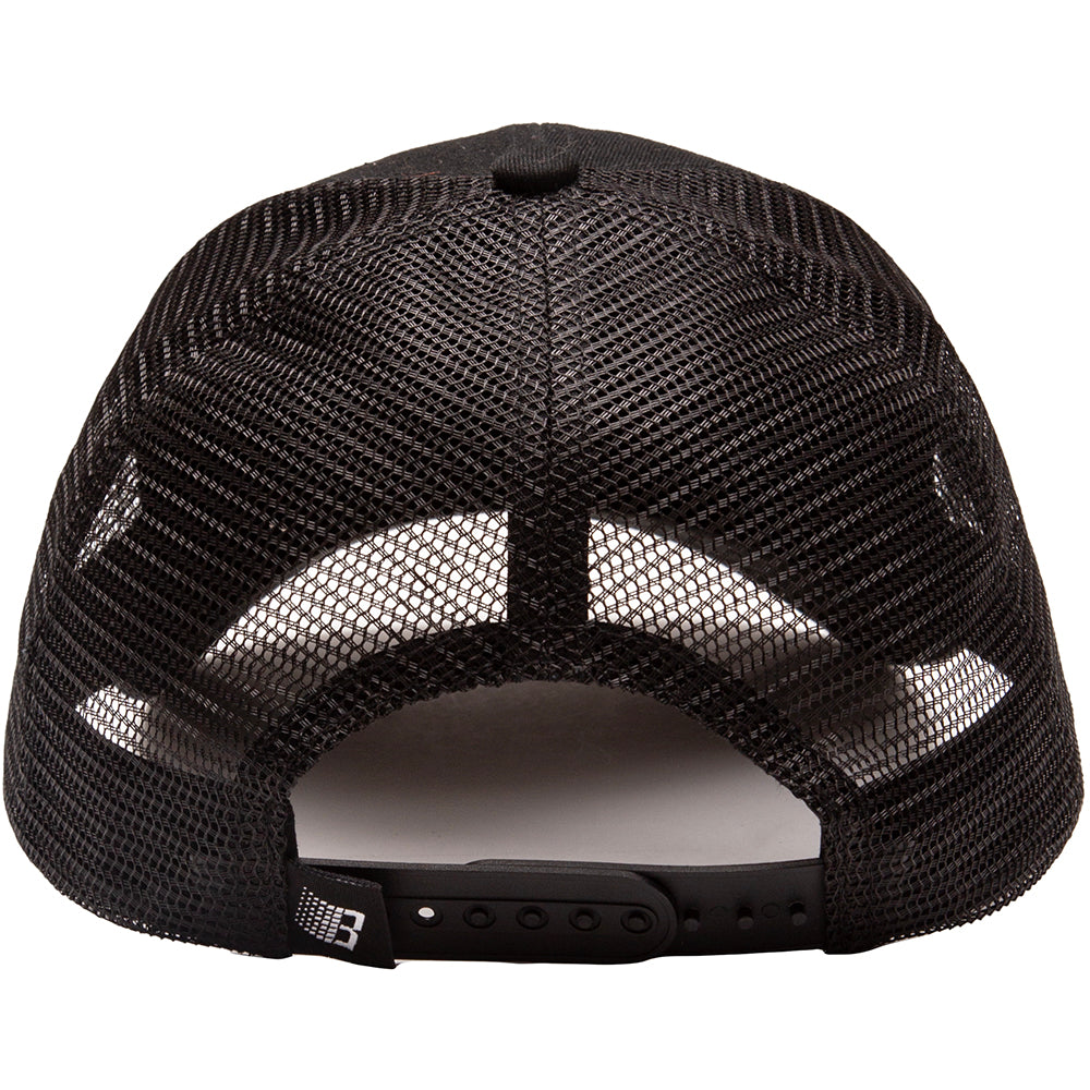 Bronze 56K Bullseye Trucker Hat Black