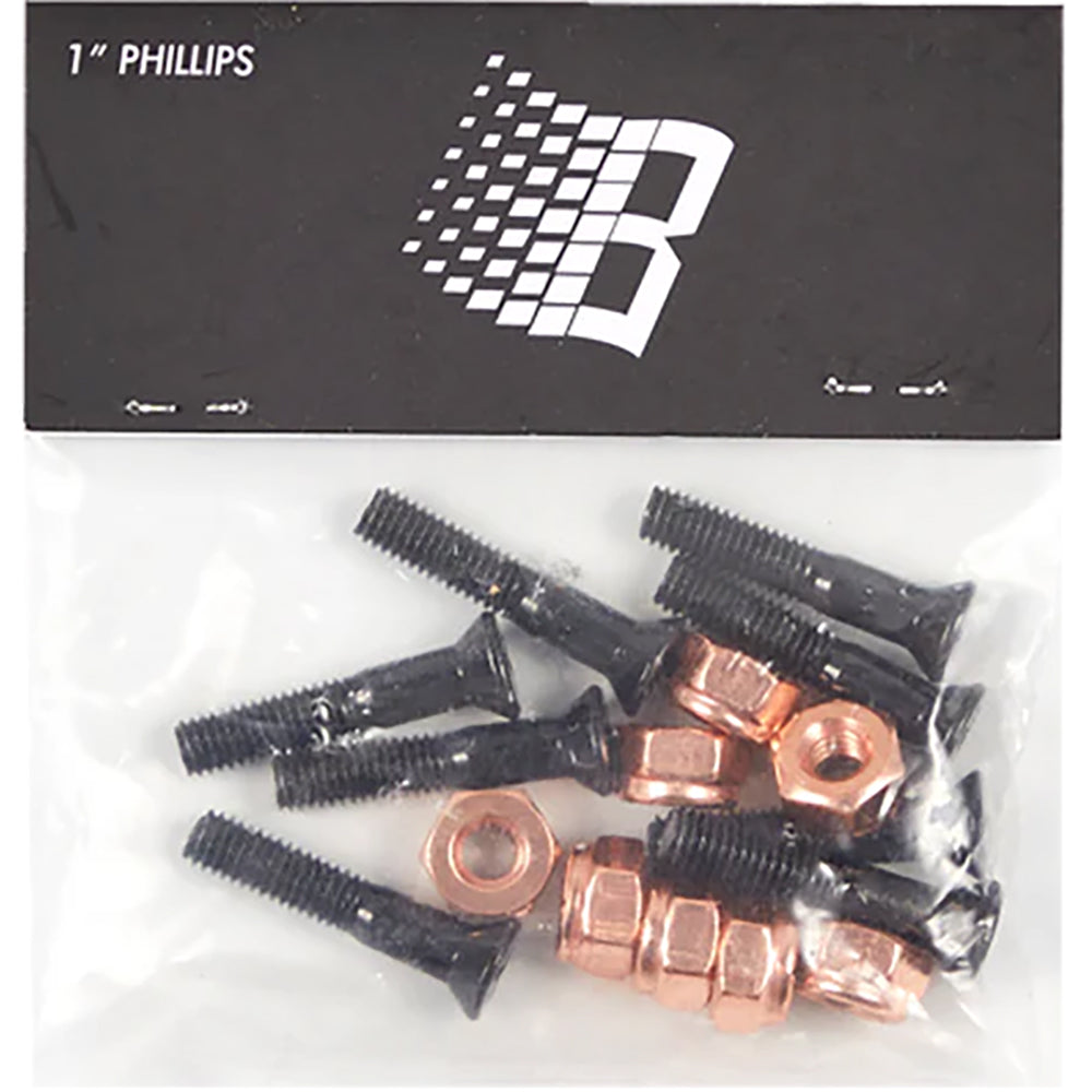 Bronze 56K Jet Black Hardware Phillips 1"