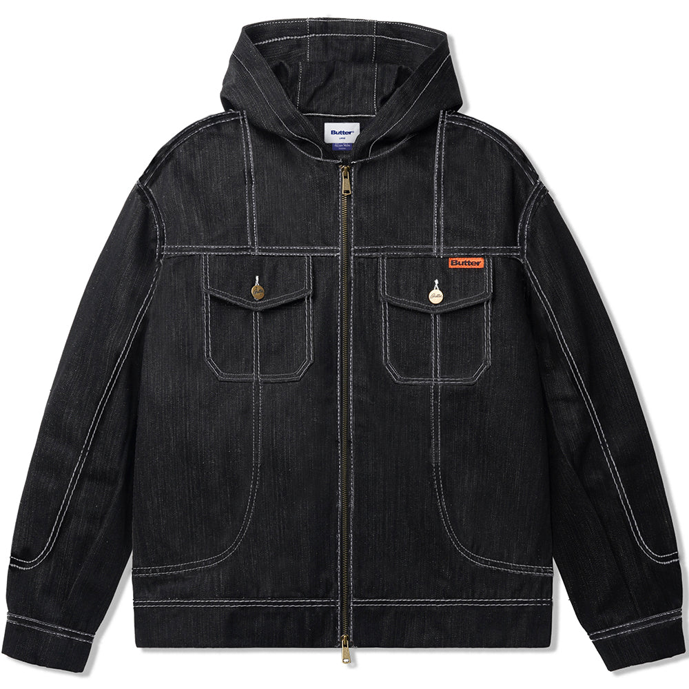 Butter Goods Adilson Pedro Denim Jacket Black