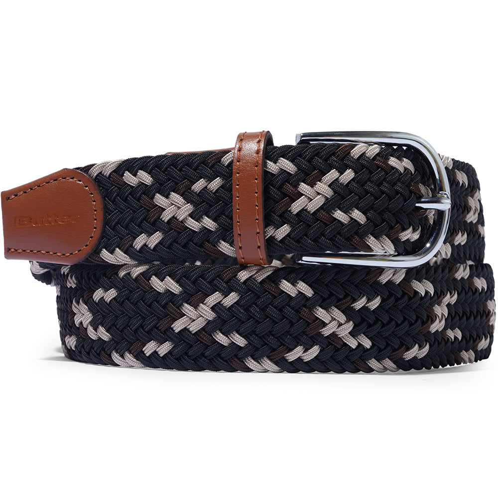 Butter Goods Braided Belt Black