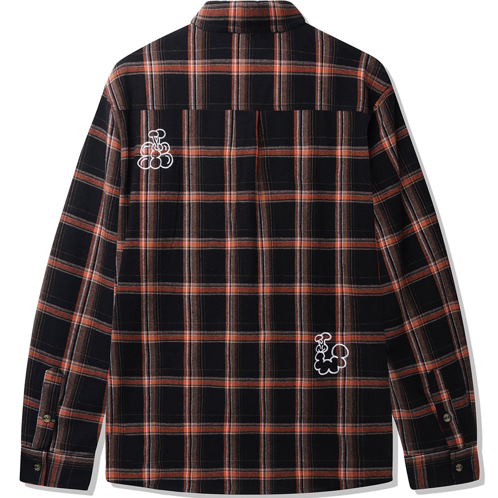 Butter Goods Bugs Flannel Shirt Black