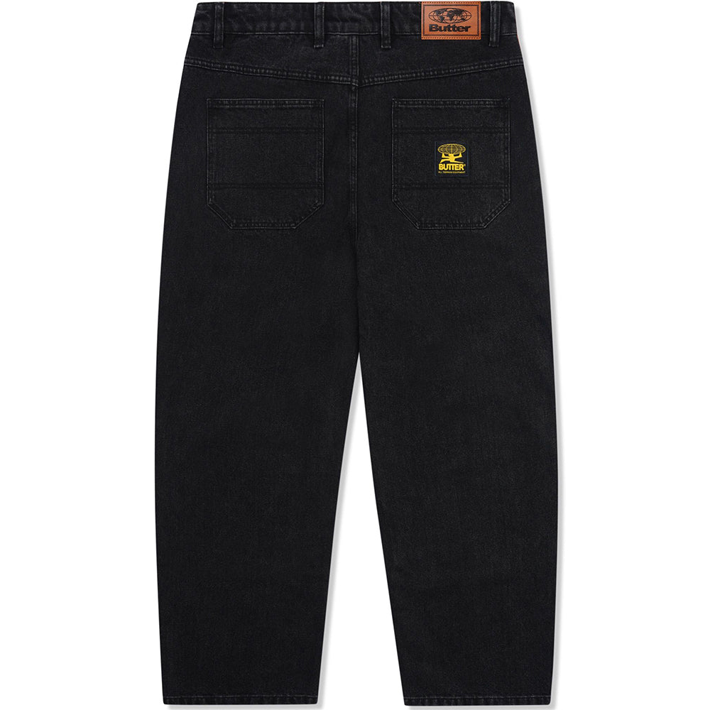 Butter Goods Patch Pocket Denim Jeans Faded Black