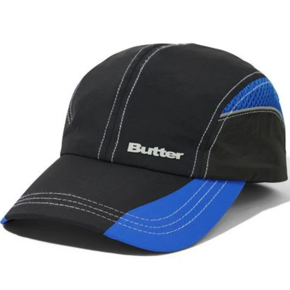 Butter Goods Race 4 Panel Cap Black