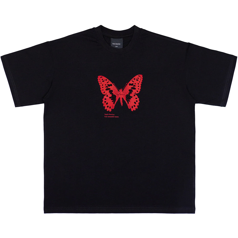 Bye Jeremy Butterfly Tee Black/Red