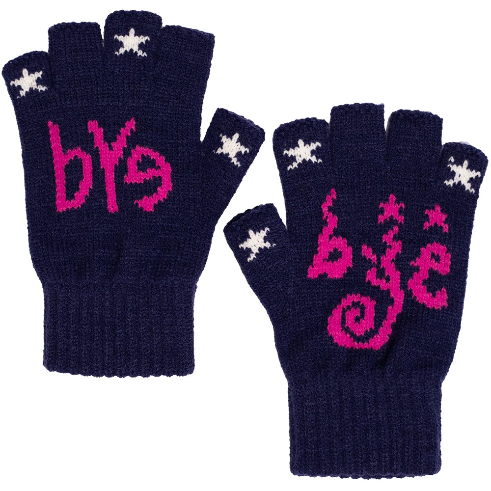 Bye Jeremy Fingerless Gloves Navy