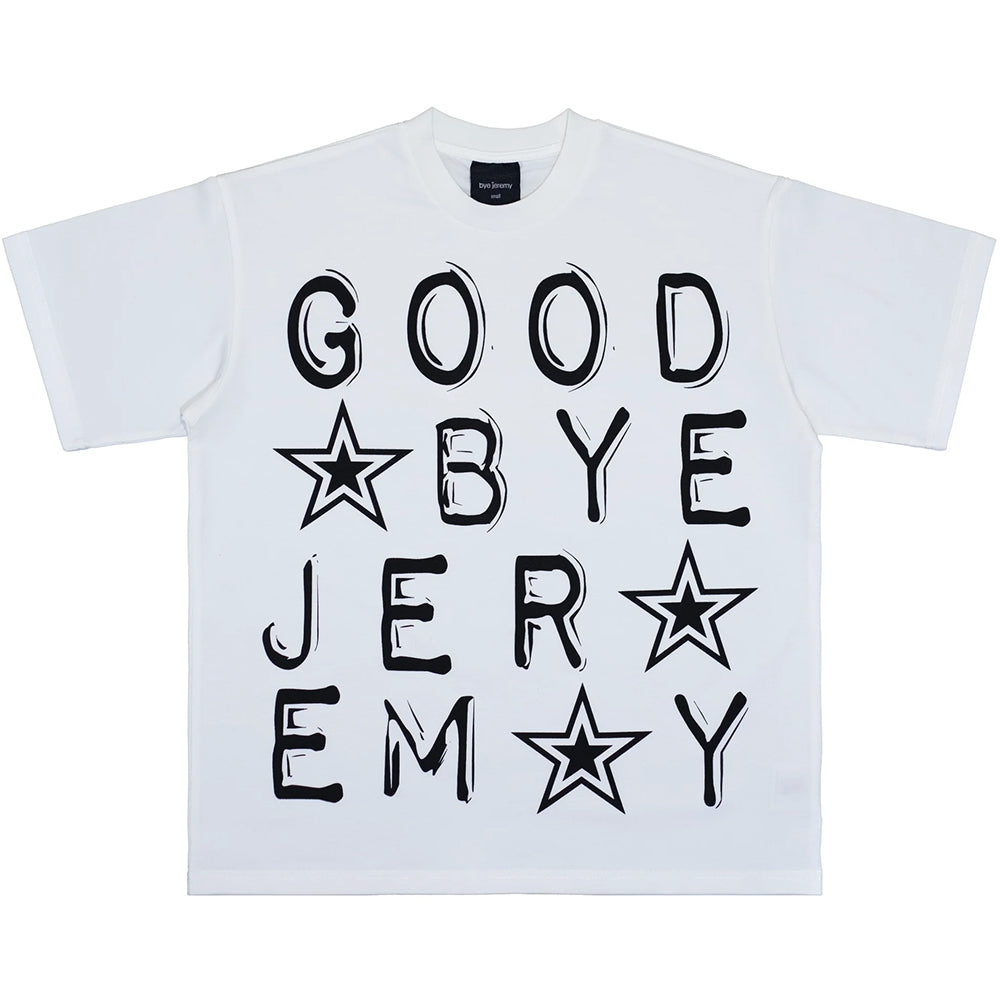 Bye Jeremy Sep Tee White