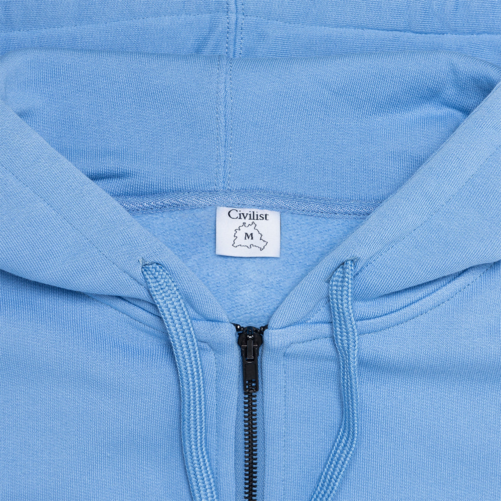 Civilist Exotique Zip Hood Medium Blue