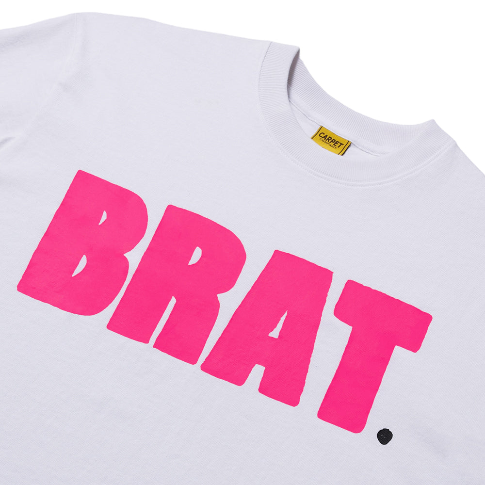 Carpet Company BRAT Logo Tee White