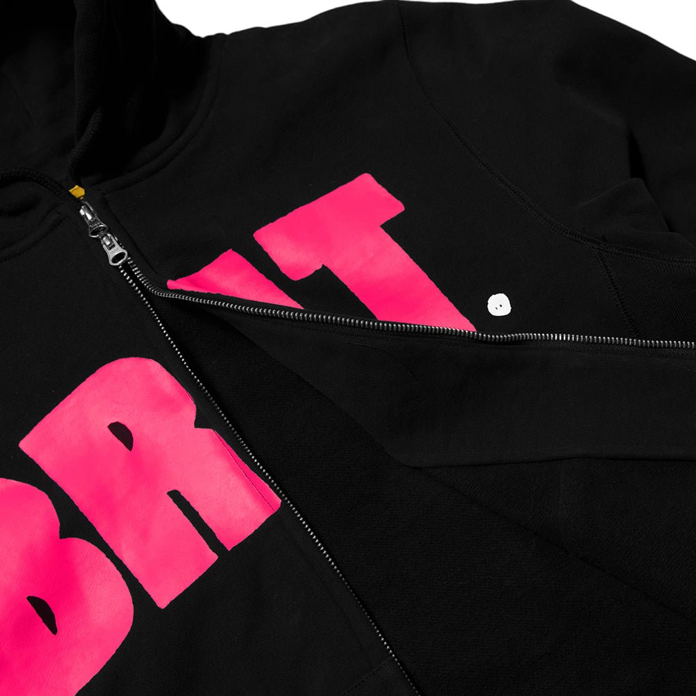 Carpet Company BRAT Logo Zip Hoodie Black