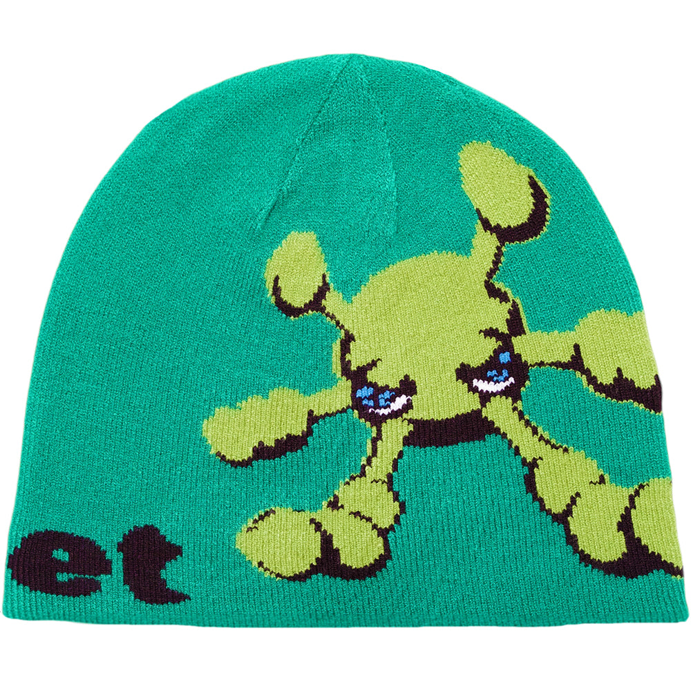 Carpet Company Bacteria Reversible Beanie Green