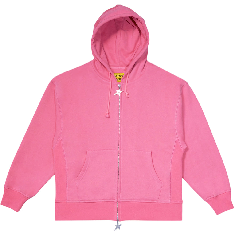 Carpet Company Big C-Star Double Zip Hoodie Hot Pink