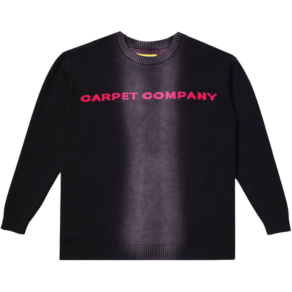 Carpet Company Bleached Woven Sweater Black/Bleach