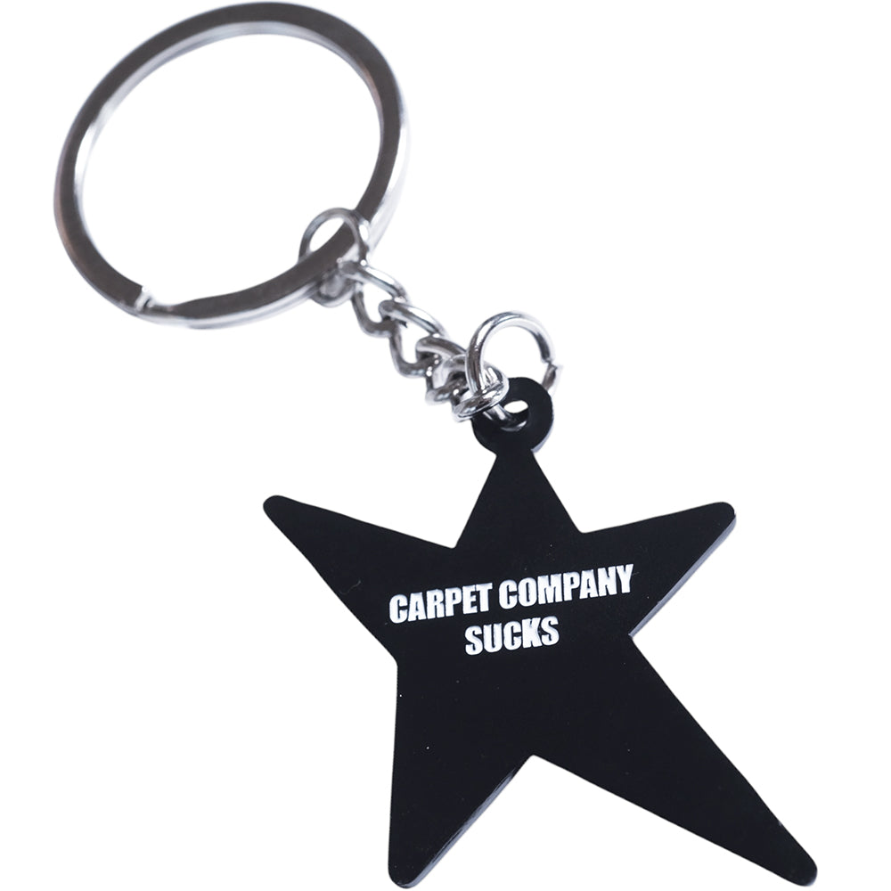 Carpet Company C-Star Metal Keychain Blue