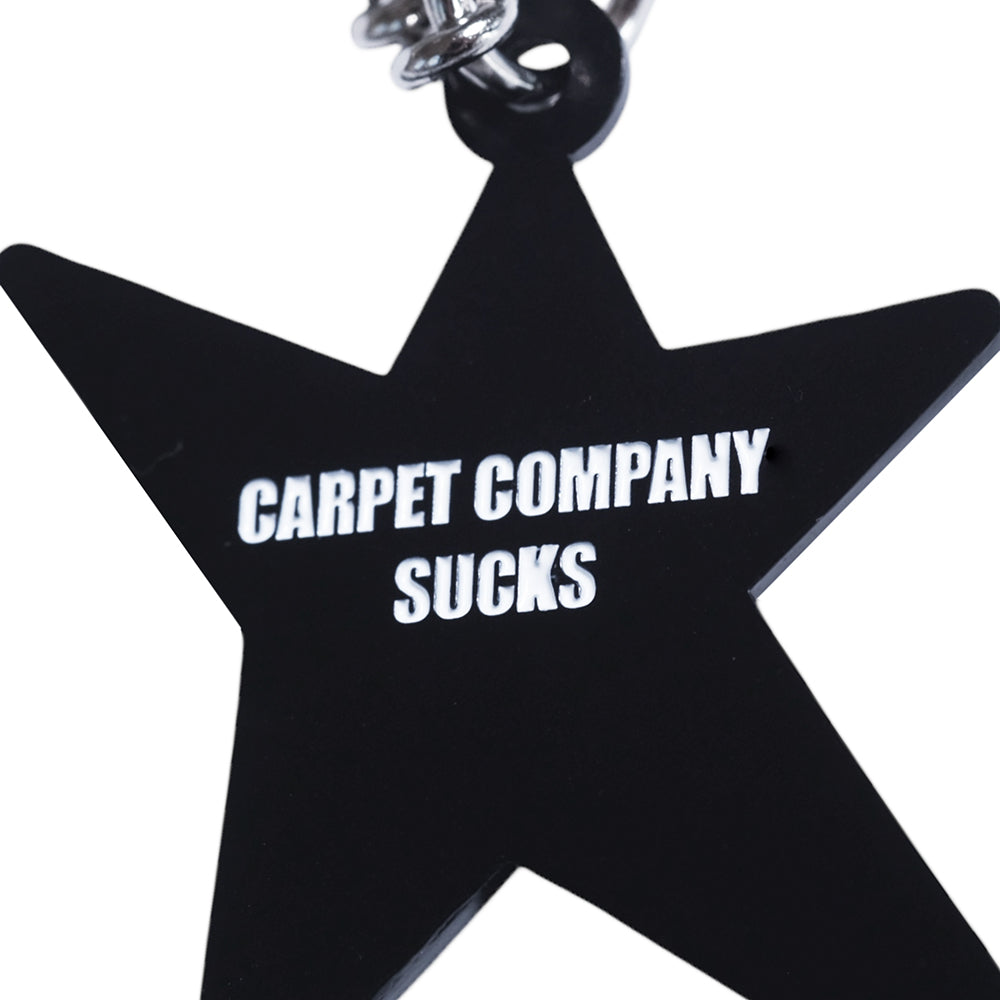 Carpet Company C-Star Metal Keychain Blue