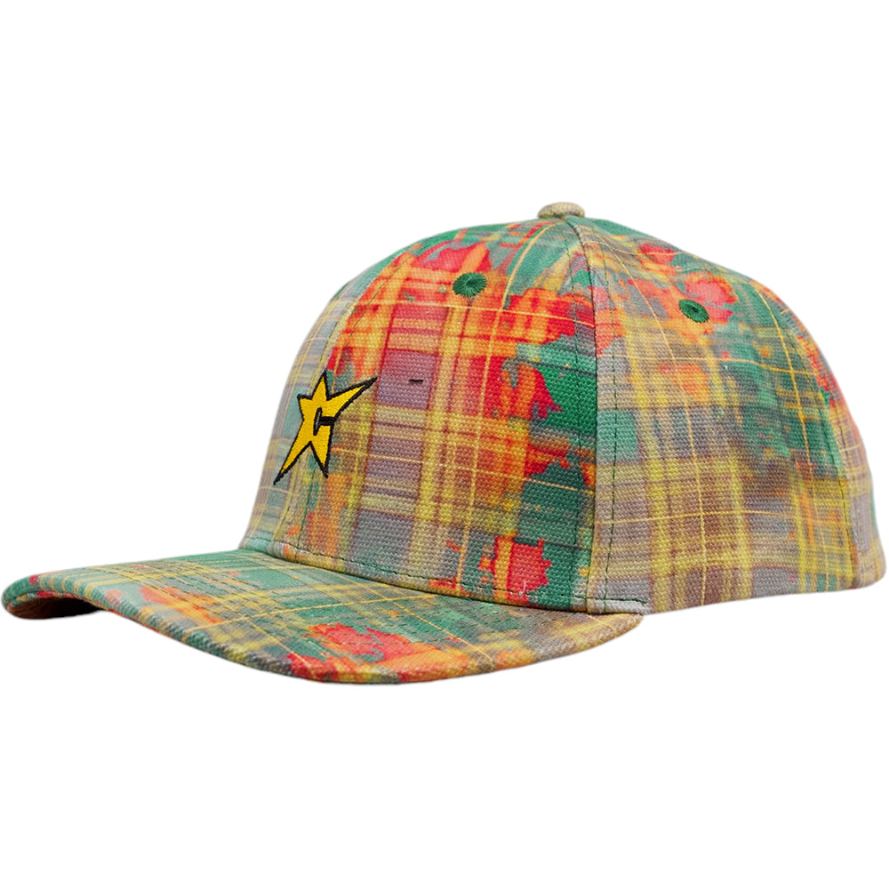 Carpet Company C-Star Plaid Cap Green