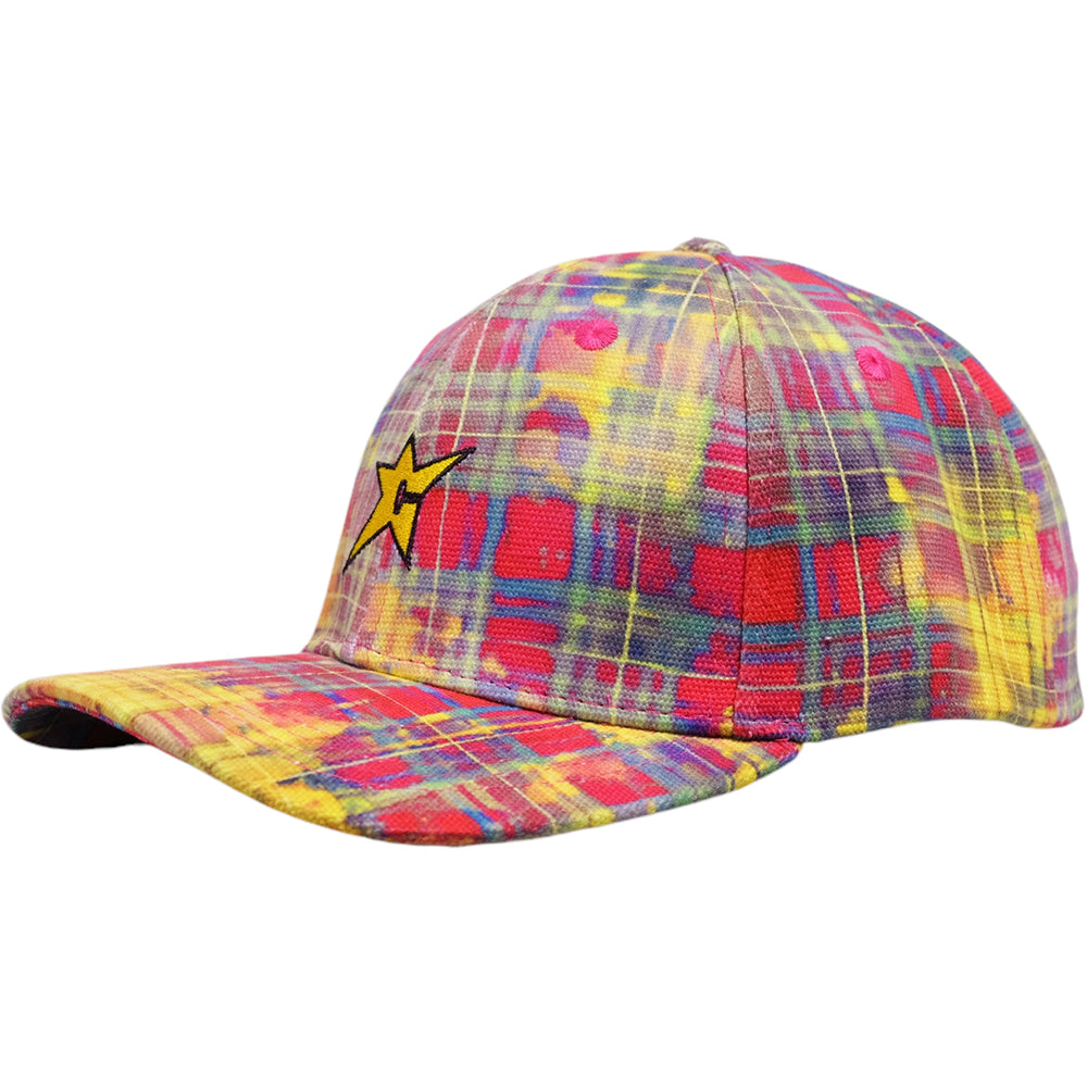 Carpet Company C-Star Plaid Cap Red