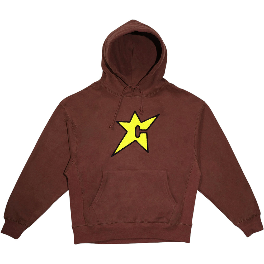 Carpet Company Chenille C-Star Hoodie Brown