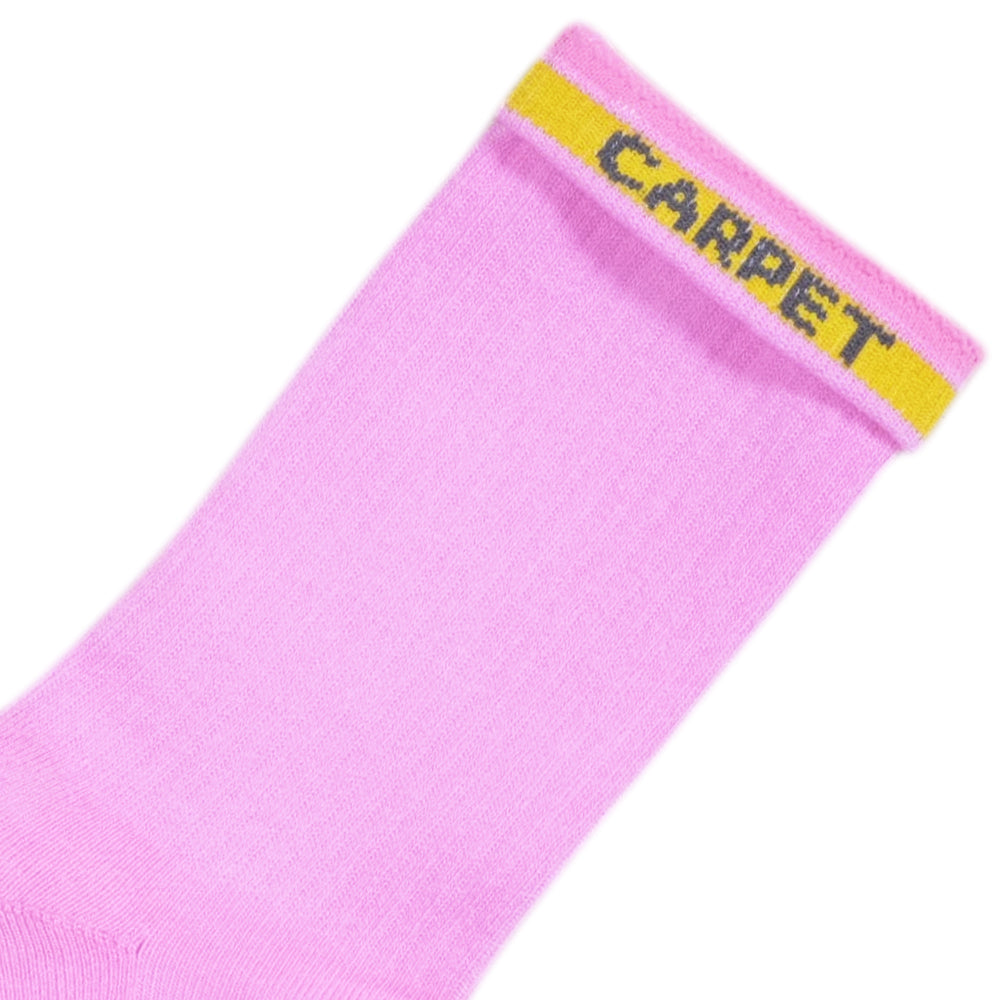 Carpet Company Socks Hot Pink