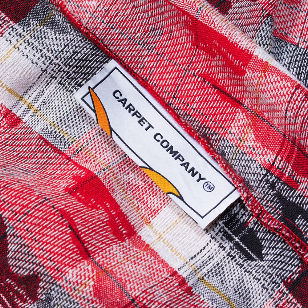 Carpet Company Tattered Flannel Red