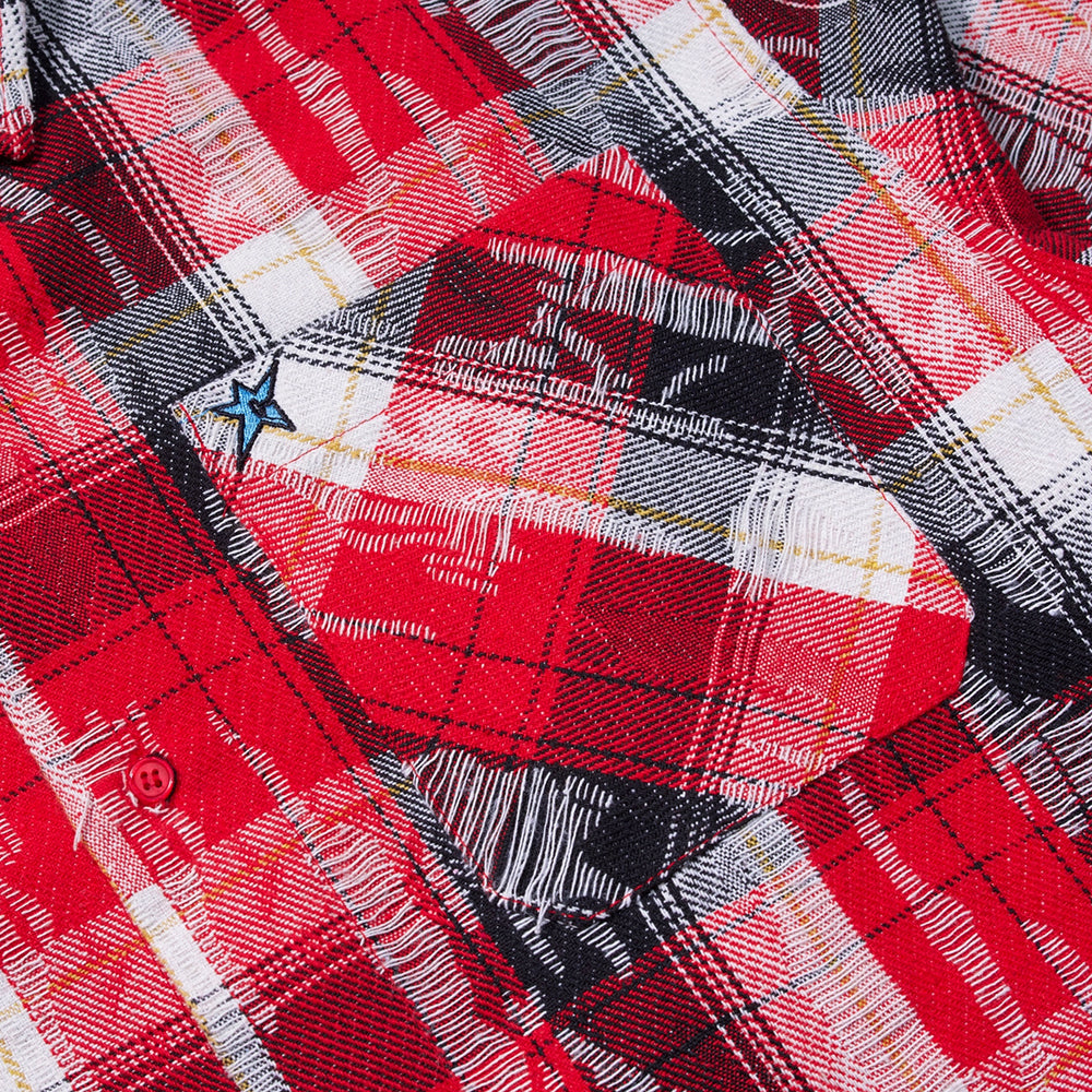 Carpet Company Tattered Flannel Red