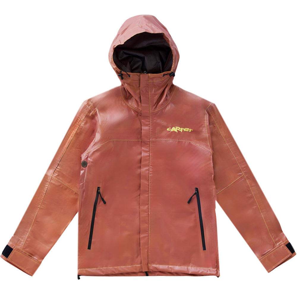 Carpet Company Thermal Rain Jacket Brown/Yellow