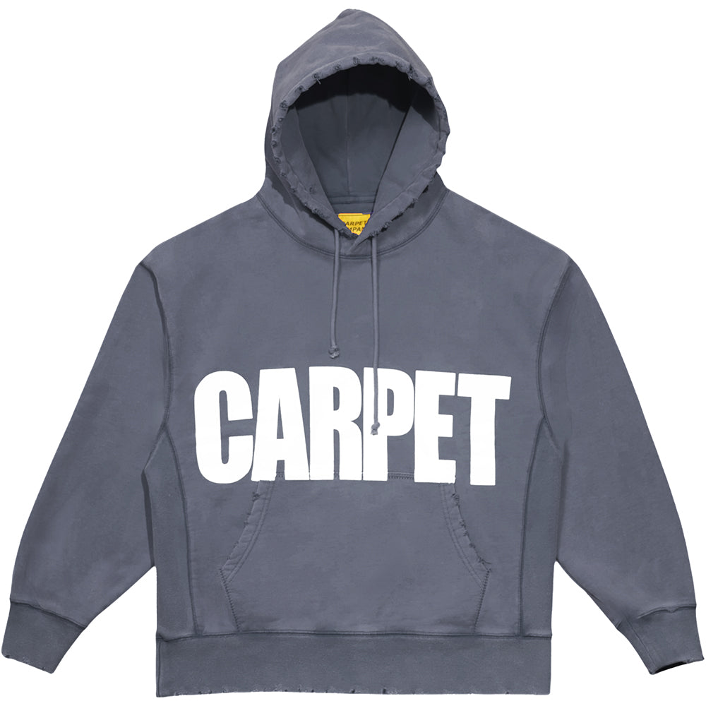 Carpet Company Battered Hoodie Washed Black